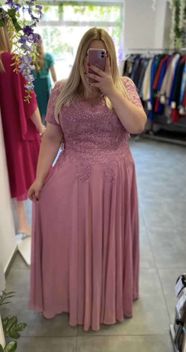 Sukienka DIVA - WRZOSOWA MAXI